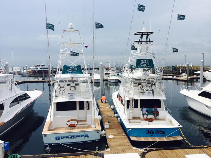 HMY Yachts at the First Panama International Boat Show